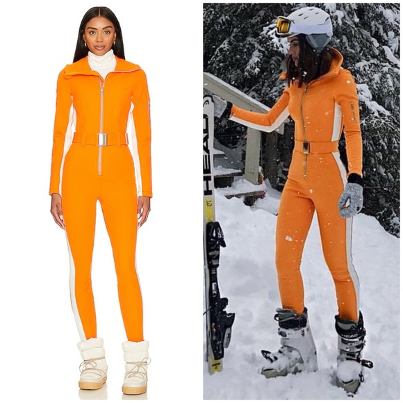 Cordova Pants - CORDOVA Ski Suit in Tangerine Size L